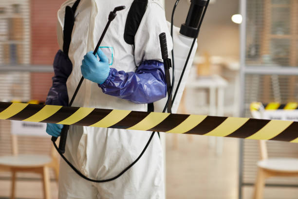 Professional Infectious Disease Decontamination technician working in Redwood City, CA